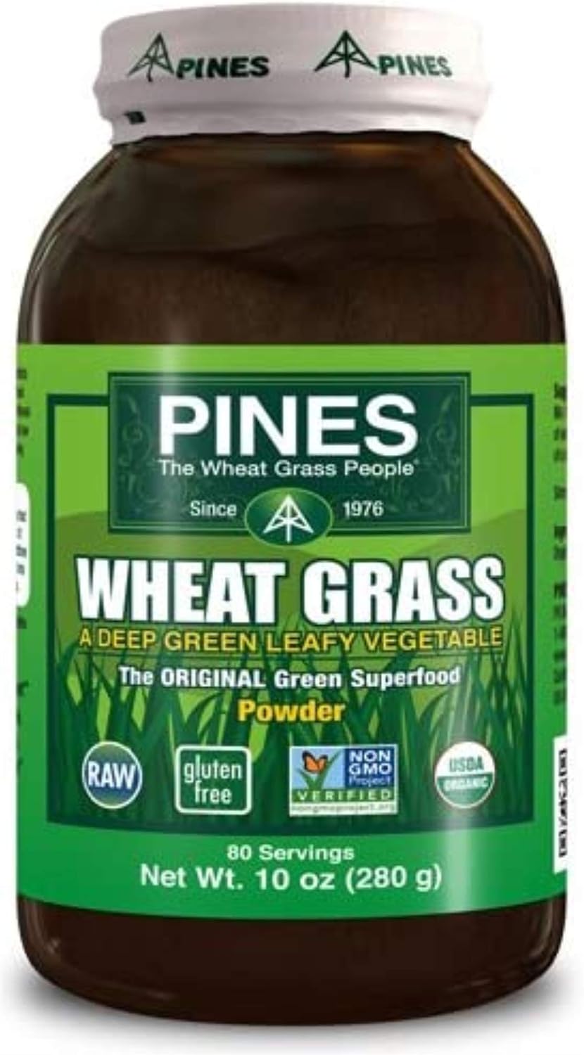 Pines International Organic Wheat Grass Powder - 284 g