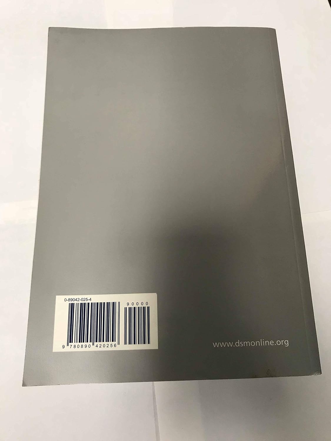 Diagnostic and Statistical Manual of Mental Disorders