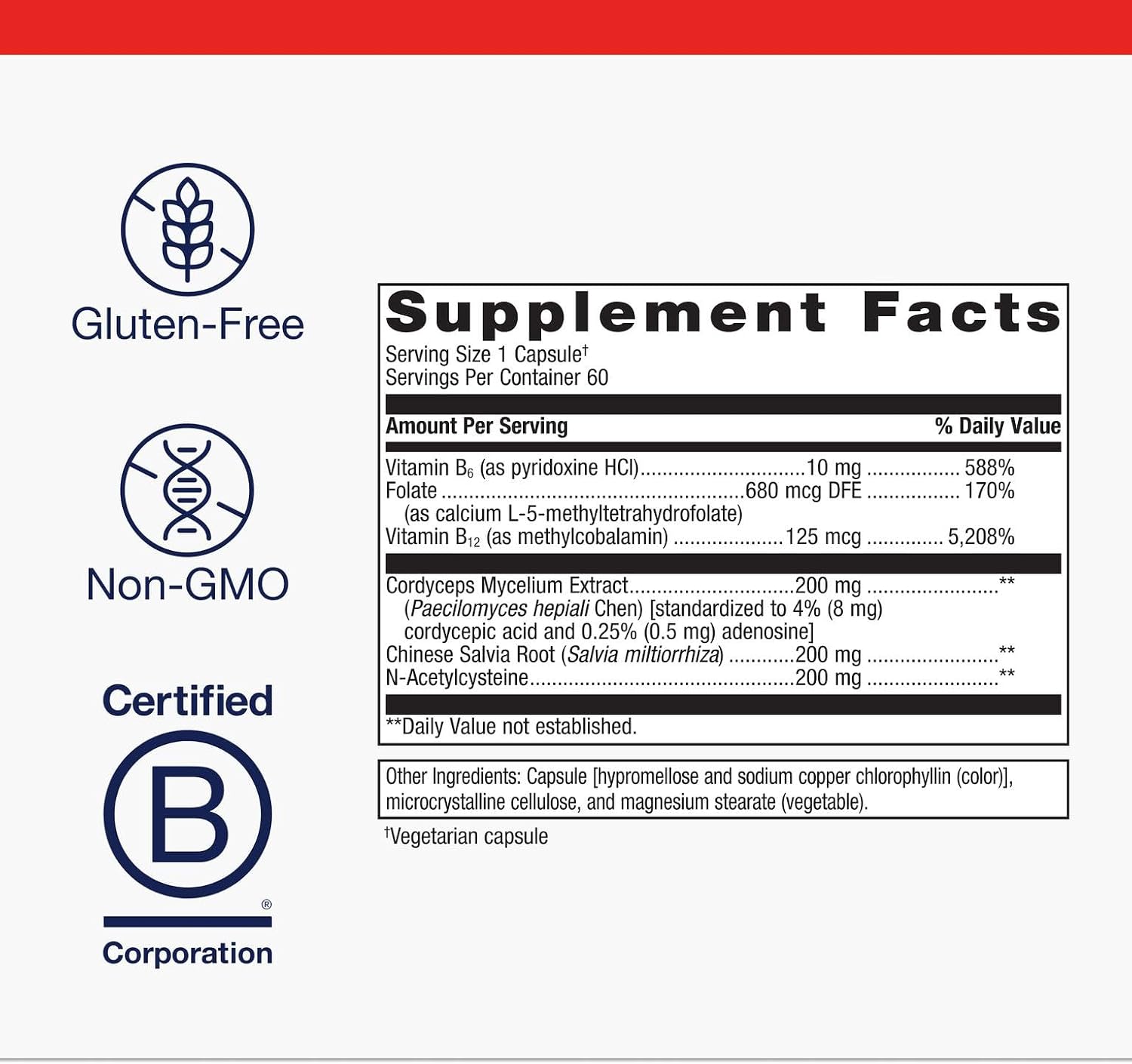 Metagenics Renagen DTX – Kidney Detox & Heart Health Support with NAC, Cordyceps & Methylated B Vitamins