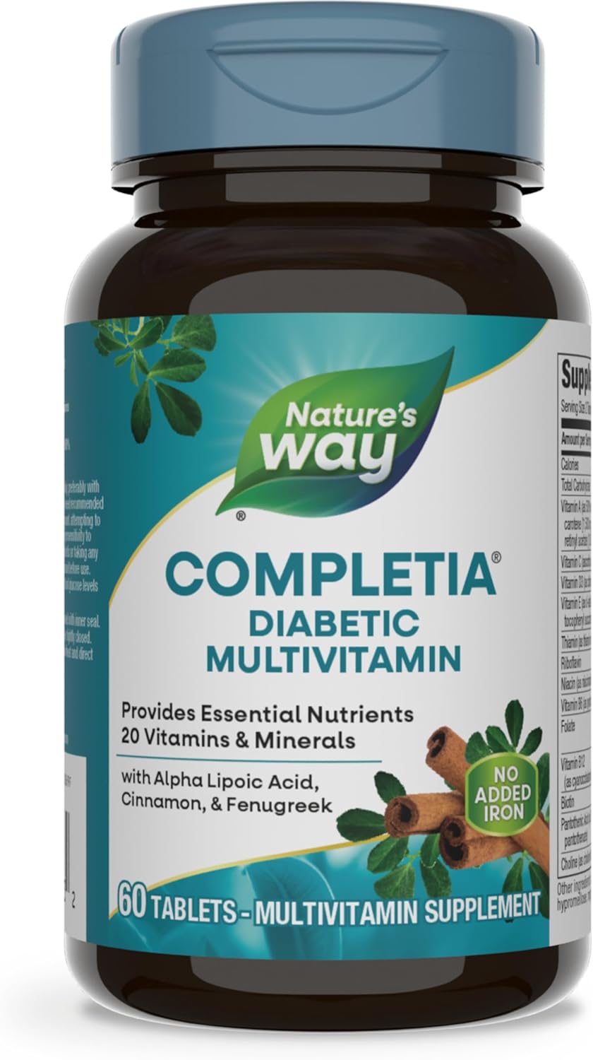 Nature's Way Completia Diabetic Multivitamin - 60 Tablets