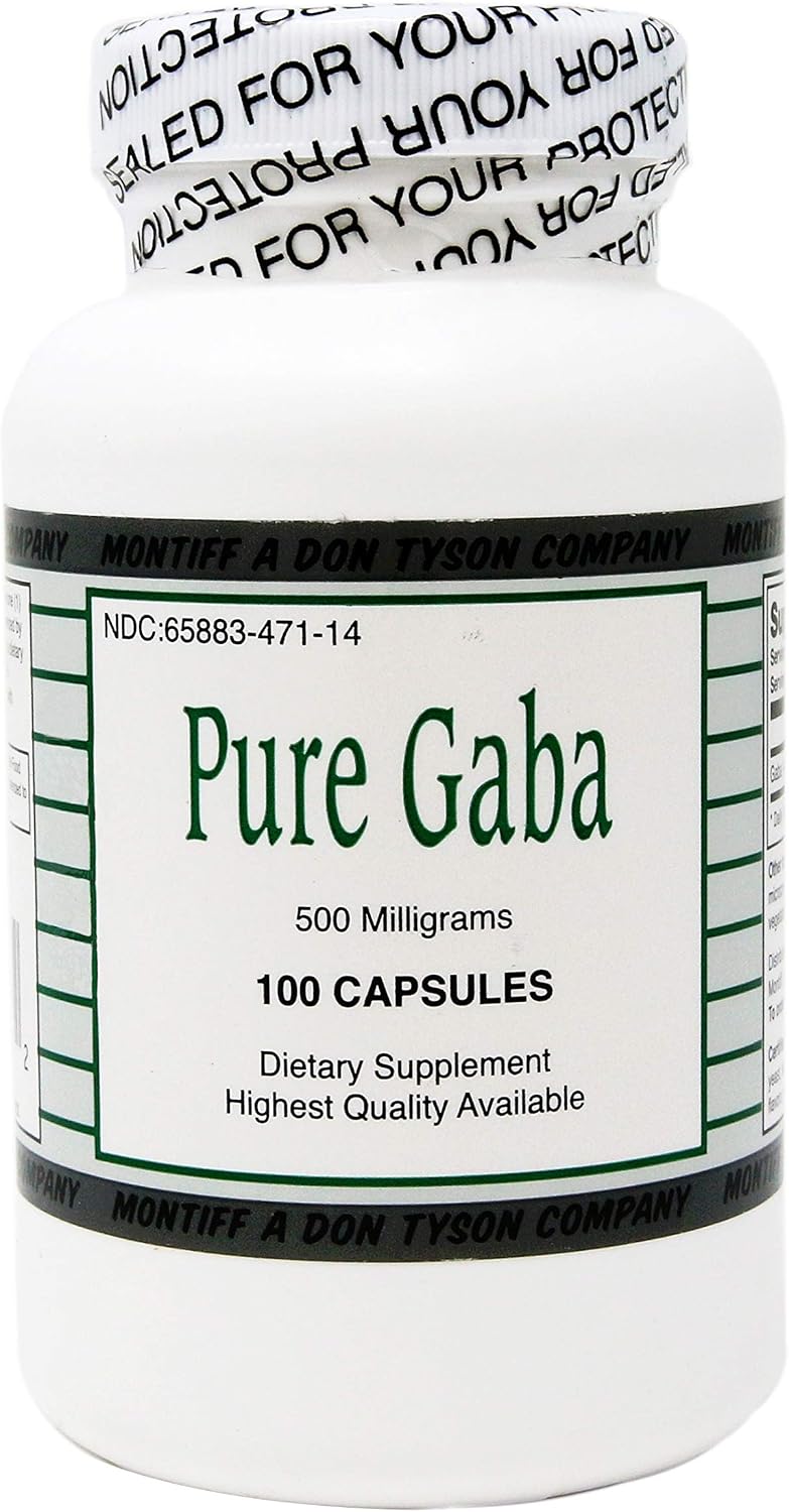 Montiff Pure GABA 500 mg, 100 Capsules