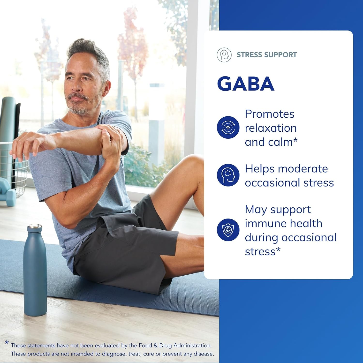 Pure Encapsulations GABA - Supplement to Support Relaxation & Moderation of Occasional Stress - 60 Capsules