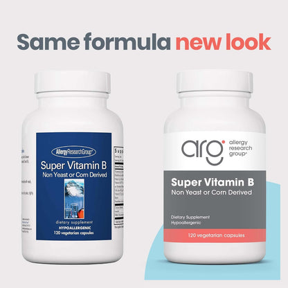 ARG Super Vitamin B - Complete B Vitamin Supplement with Coenzyme B2 & B6