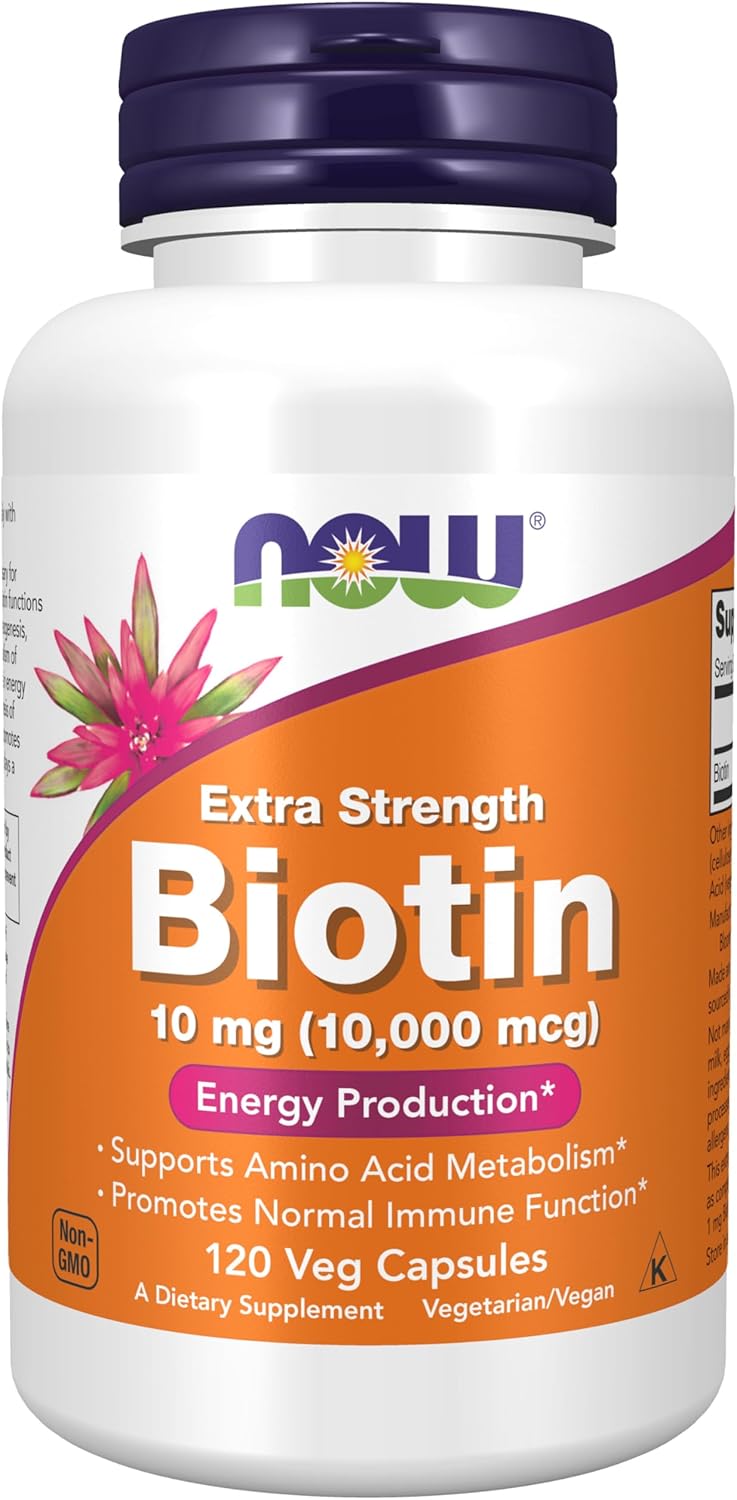 NOW Foods Biotin 1,000 mcg - 100 Capsules