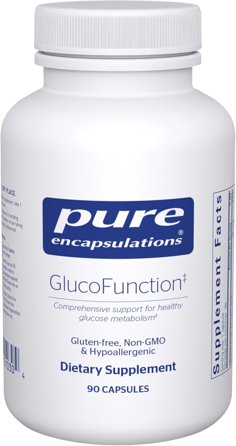 Pure Encapsulations GlucoFunction – Comprehensive Support for Healthy Carbohydrate Metabolism* (90 Capsules)