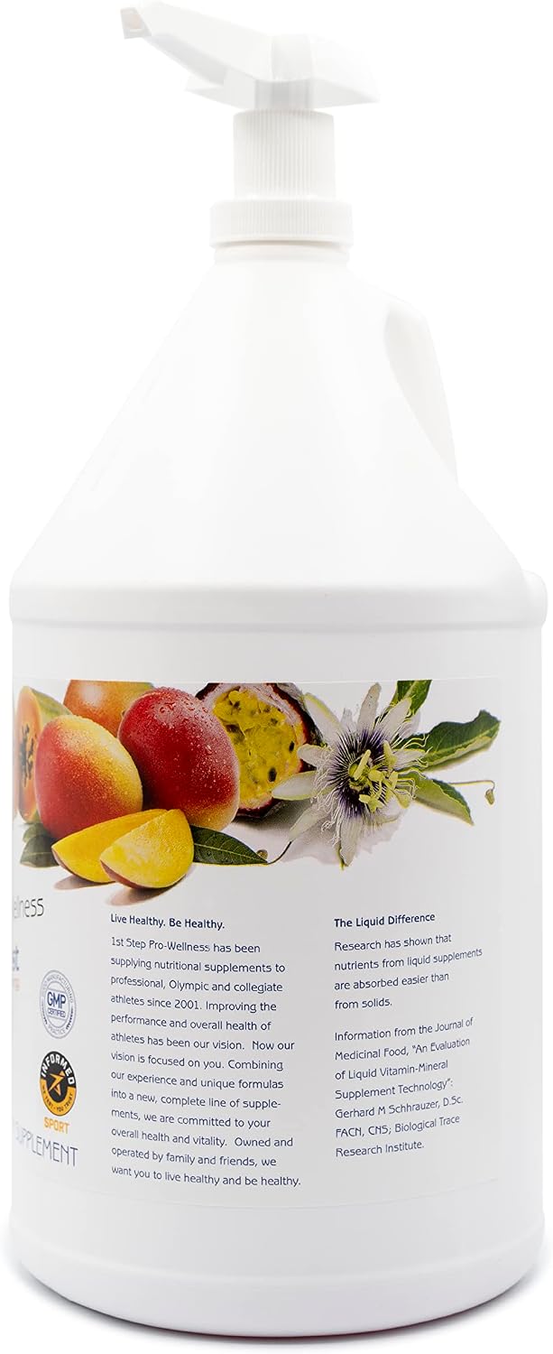 1st Step for Energy B12 Tropical Blast Liquid Supplement, 128 fl oz (approx. 3.78 L) - görsel 2
