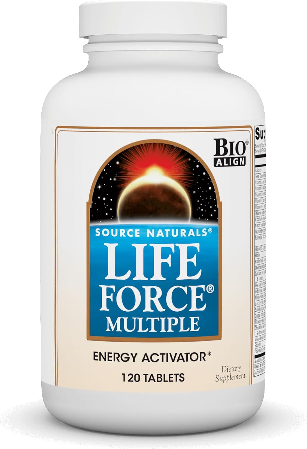 Source Naturals Life Force Multiple Daily Multivitamin – High Potency Essential Vitamins, Minerals, Antioxidants & Nutrients – Energy & Immune Support – 90 Tablets