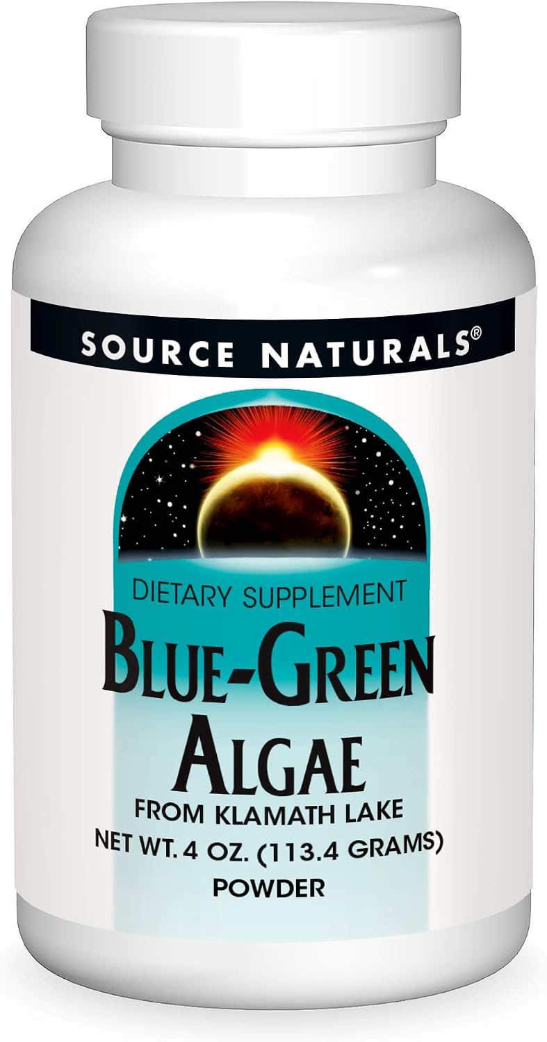 Source Naturals Blue-Green Algae from Klamath Lake Powder, 4 oz (113 g)