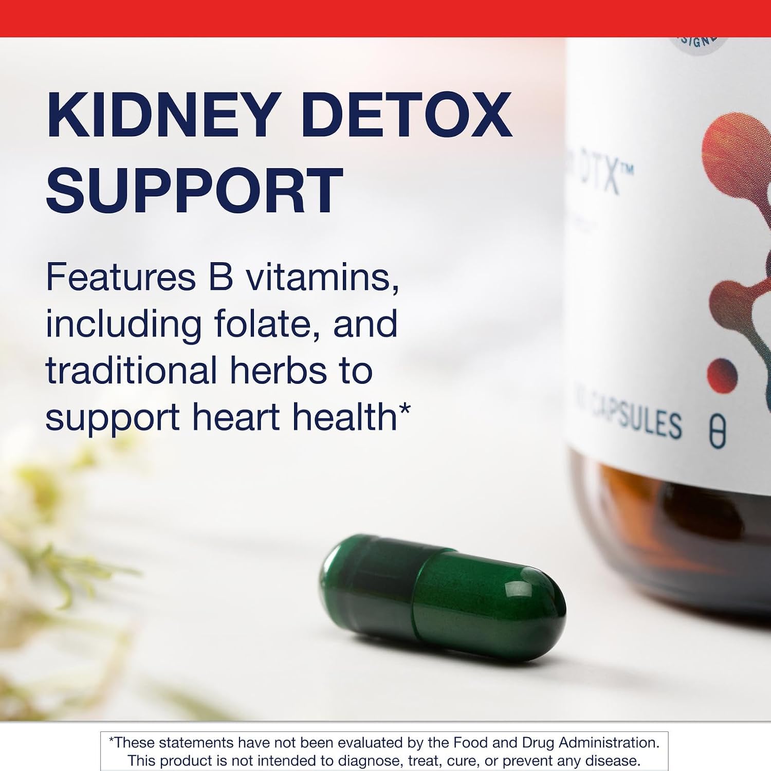 Metagenics Renagen DTX – Kidney Detox & Heart Health Support with NAC, Cordyceps & Methylated B Vitamins