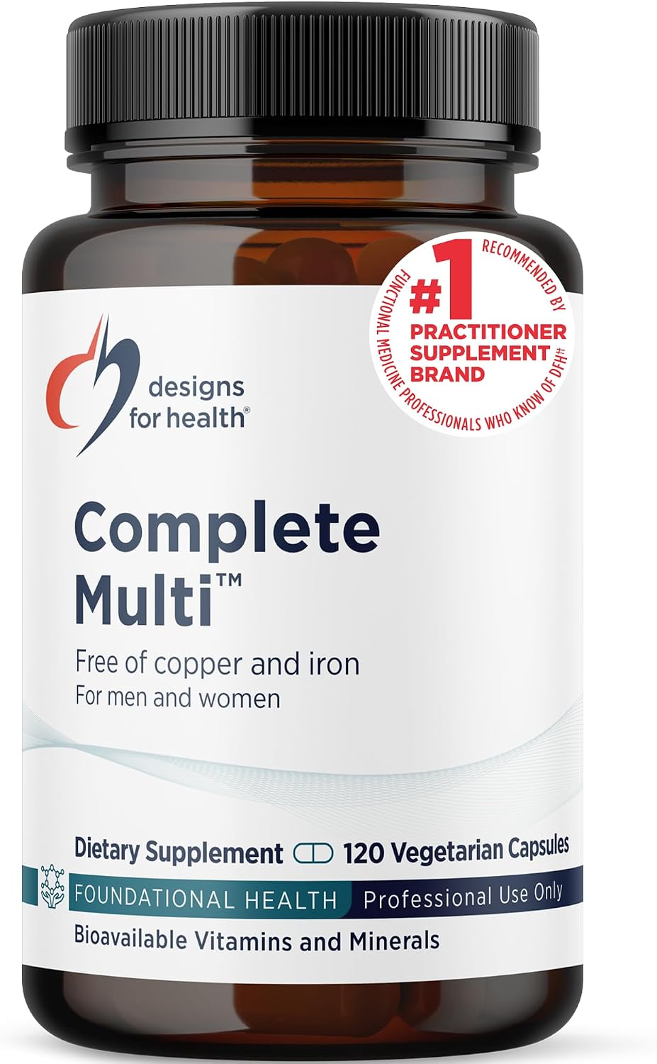 DFH Complete Multi – Comprehensive Multivitamin with Active Folate, Vitamin D3, and Chelated Minerals