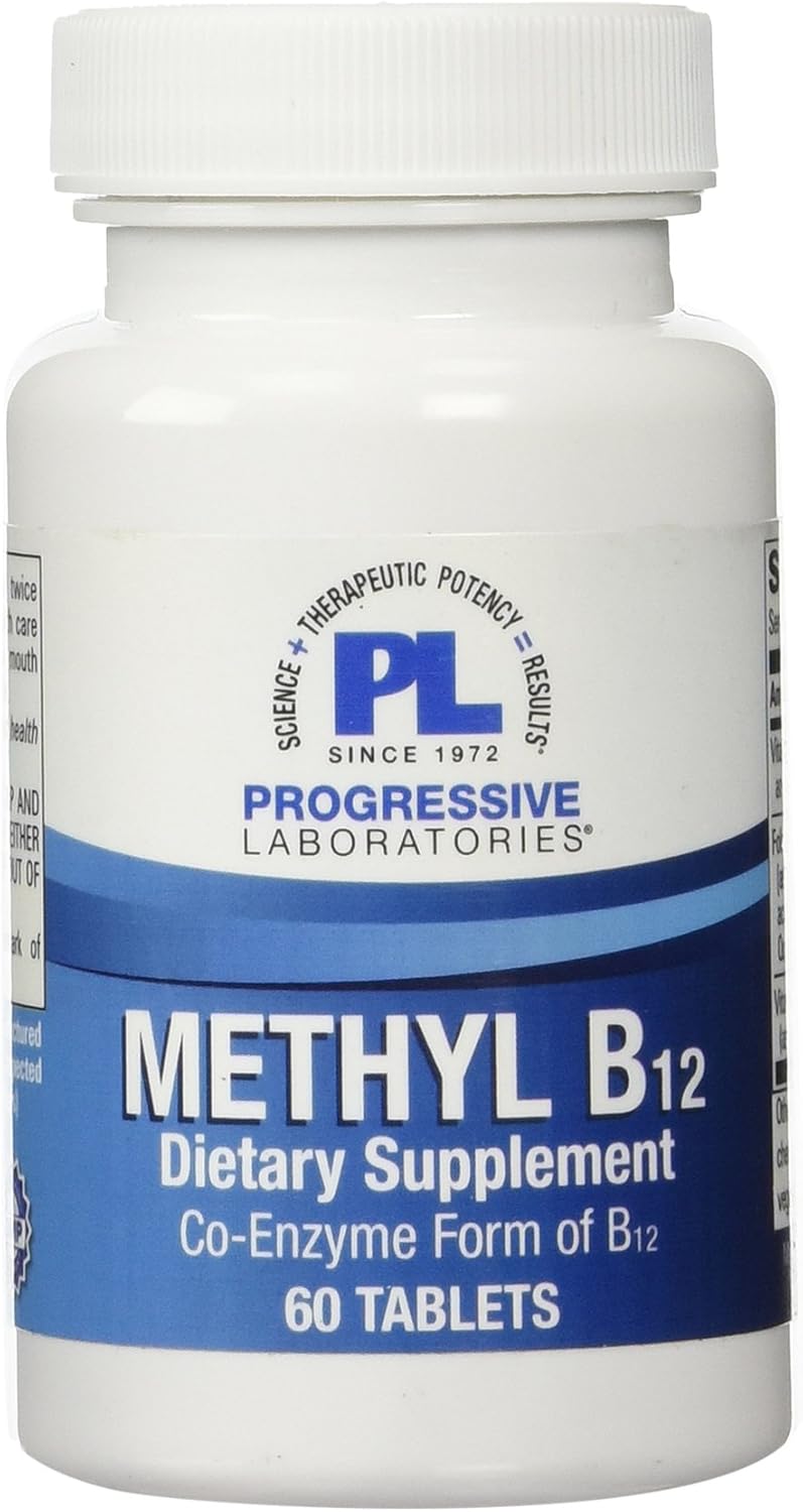 Progressive Labs Methyl B12 Supplement – 60 Count
