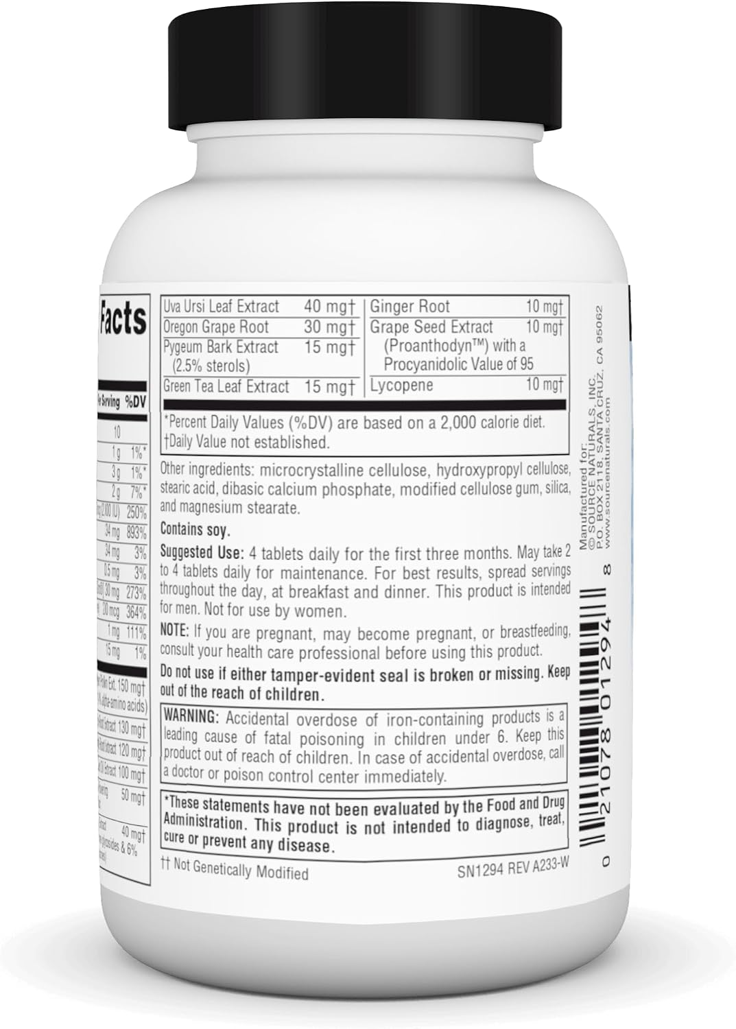 Source Naturals Prosta-Response – Prostate Health & Urinary Flow Support – 45 Tablets (Canada)