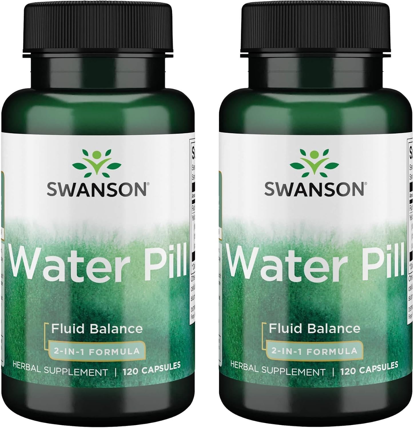 Swanson Super-Strength Water Pill, 20 mg, 120 Capsules (2-Pack)