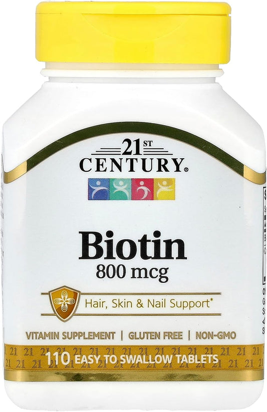 21st Century Biotin 800 mcg - 110 Tablets