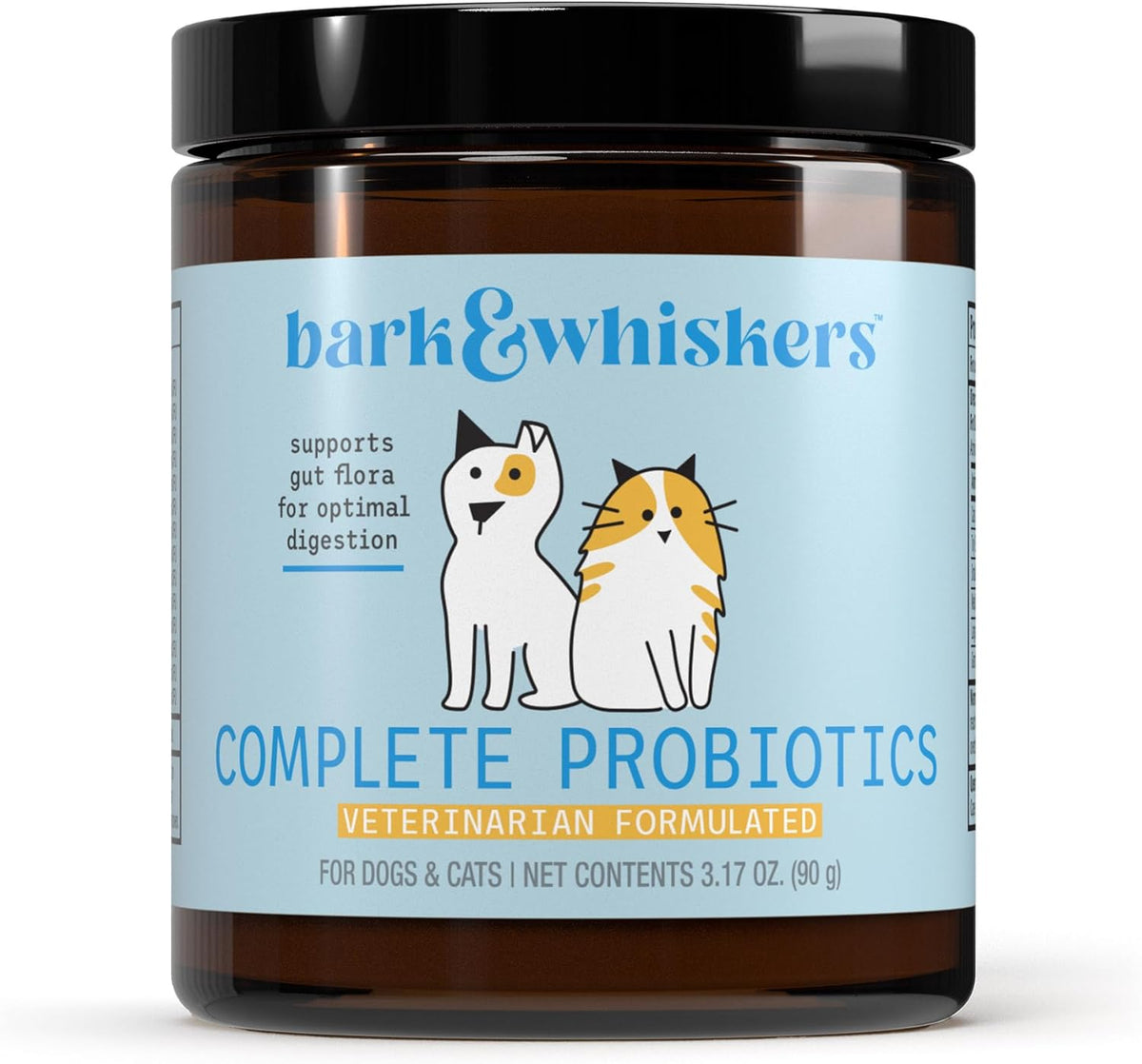 Bark & Whiskers Complete Probiotics for Cats and Dogs, 3.17 oz (90 g) - görsel 1