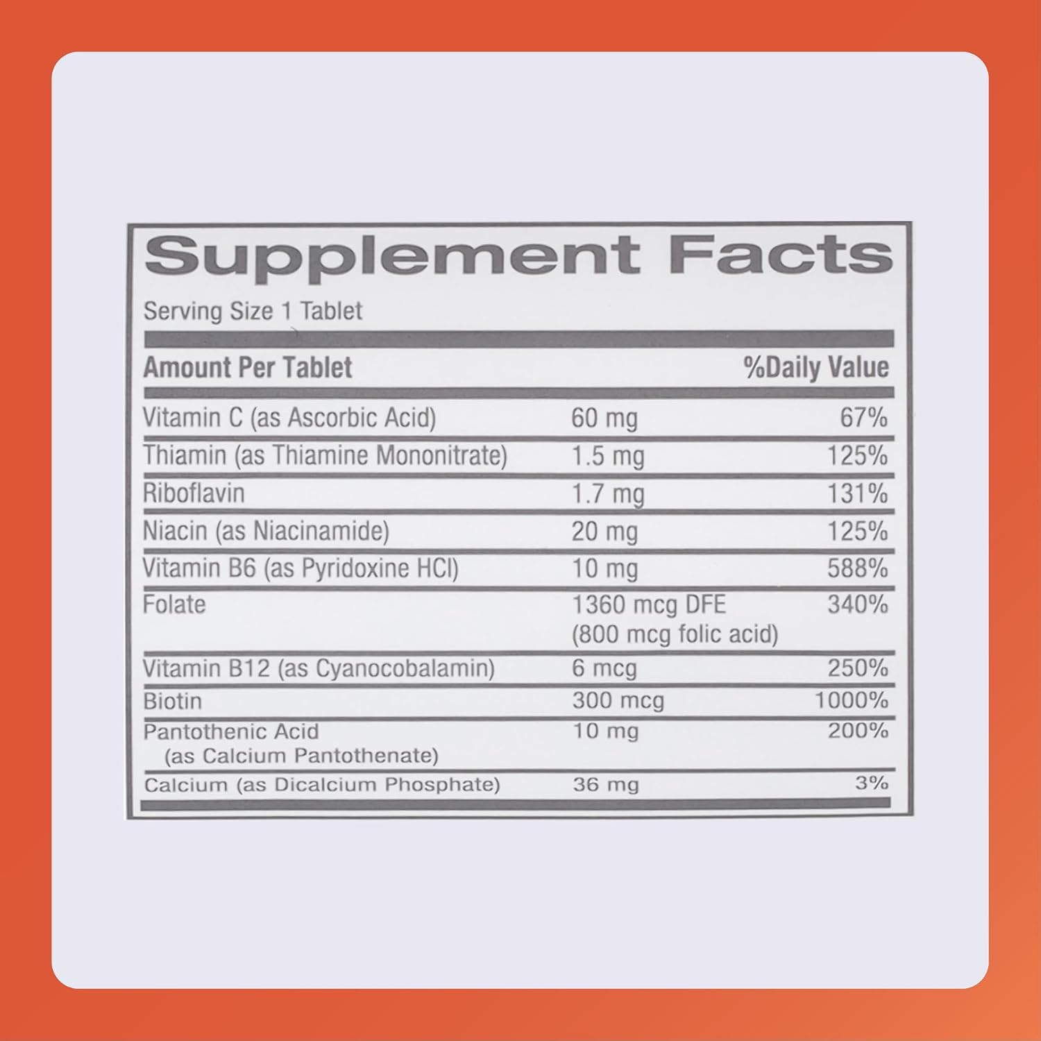 Rugby Nephro-Vite Vitamin B and C Complex Tablets, 100 Tablets