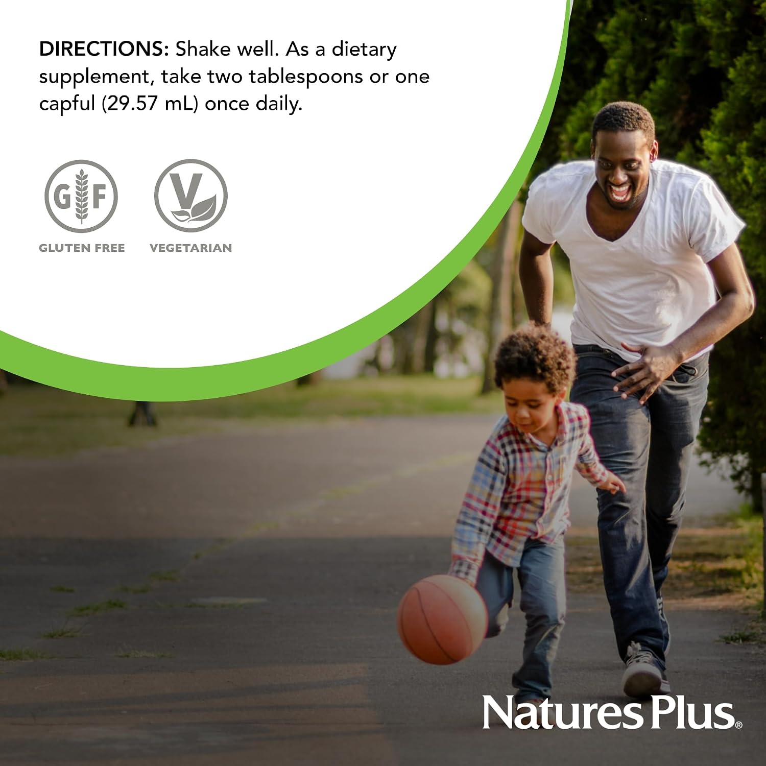 NaturesPlus Source of Life Liquid Multivitamin & Mineral Supplement, Tropical Fruit - 8 fl oz