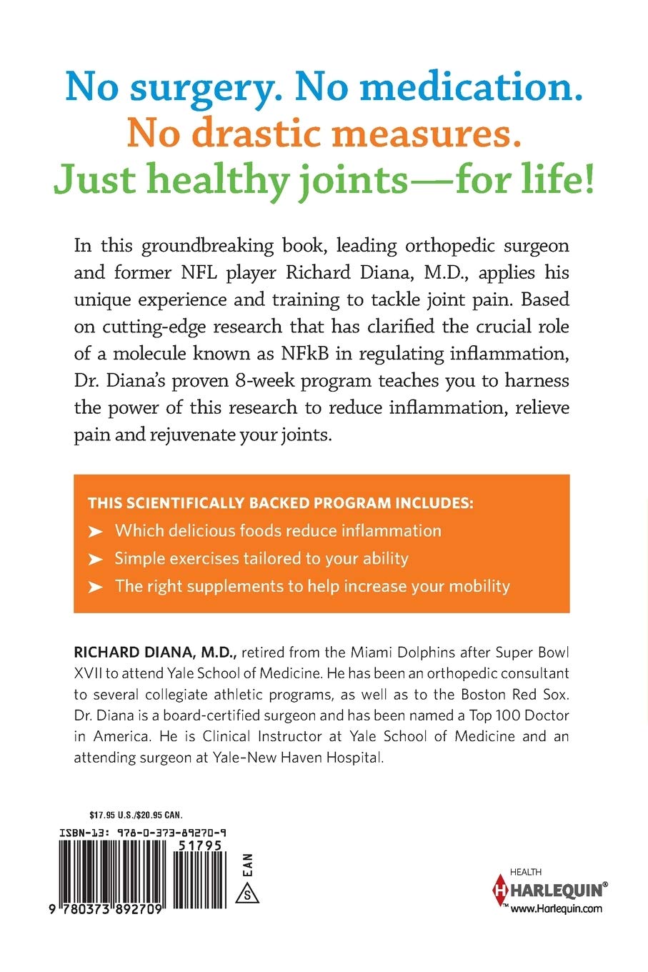 Healthy Joints for Life: An Orthopaedic Surgeon's Proven Plan to Reduce Pain and Inflammation, Avoid Surgery and Get Moving Again