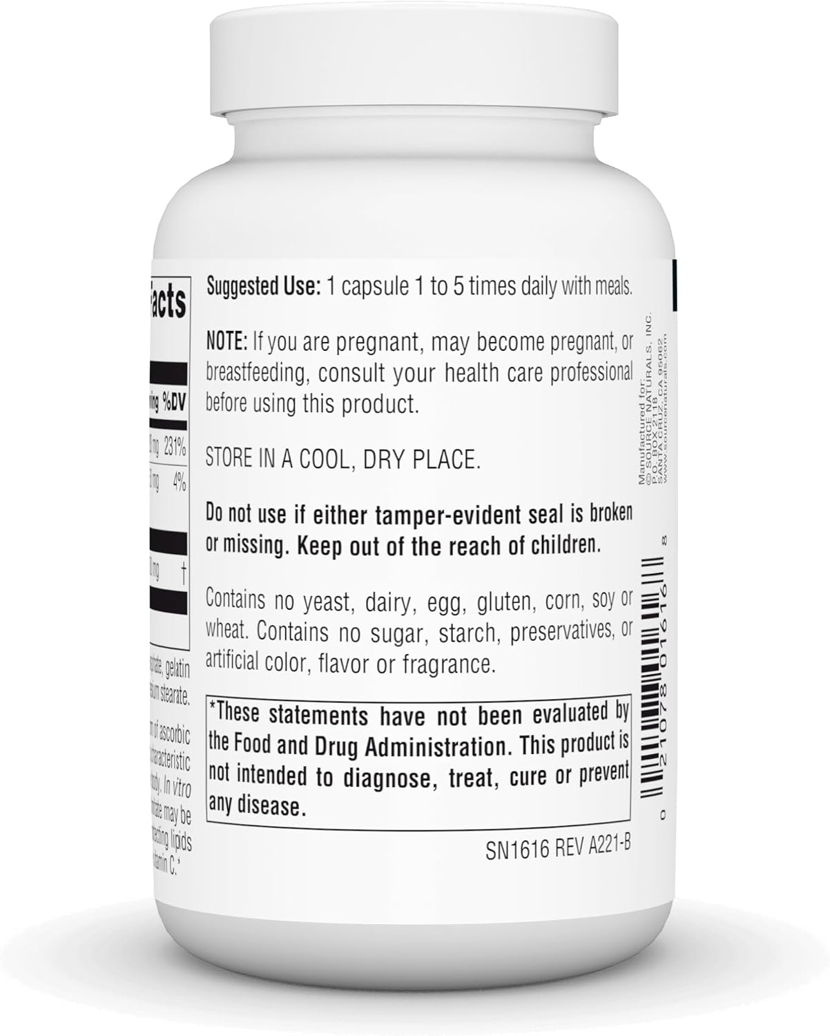 Source Naturals Ascorbyl Palmitate 500 mg, 90 Capsules