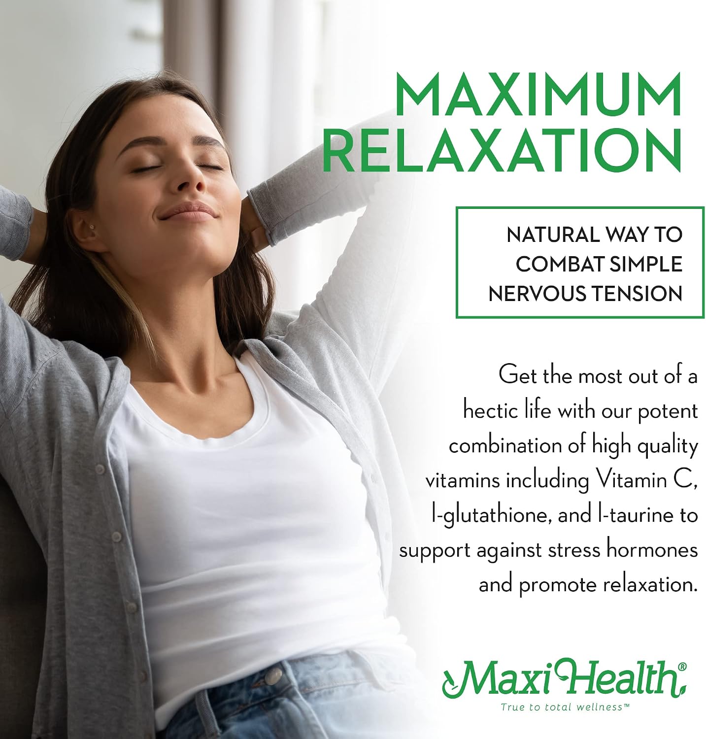 Relax to The Max Stress Relief Formula – 60 Capsules