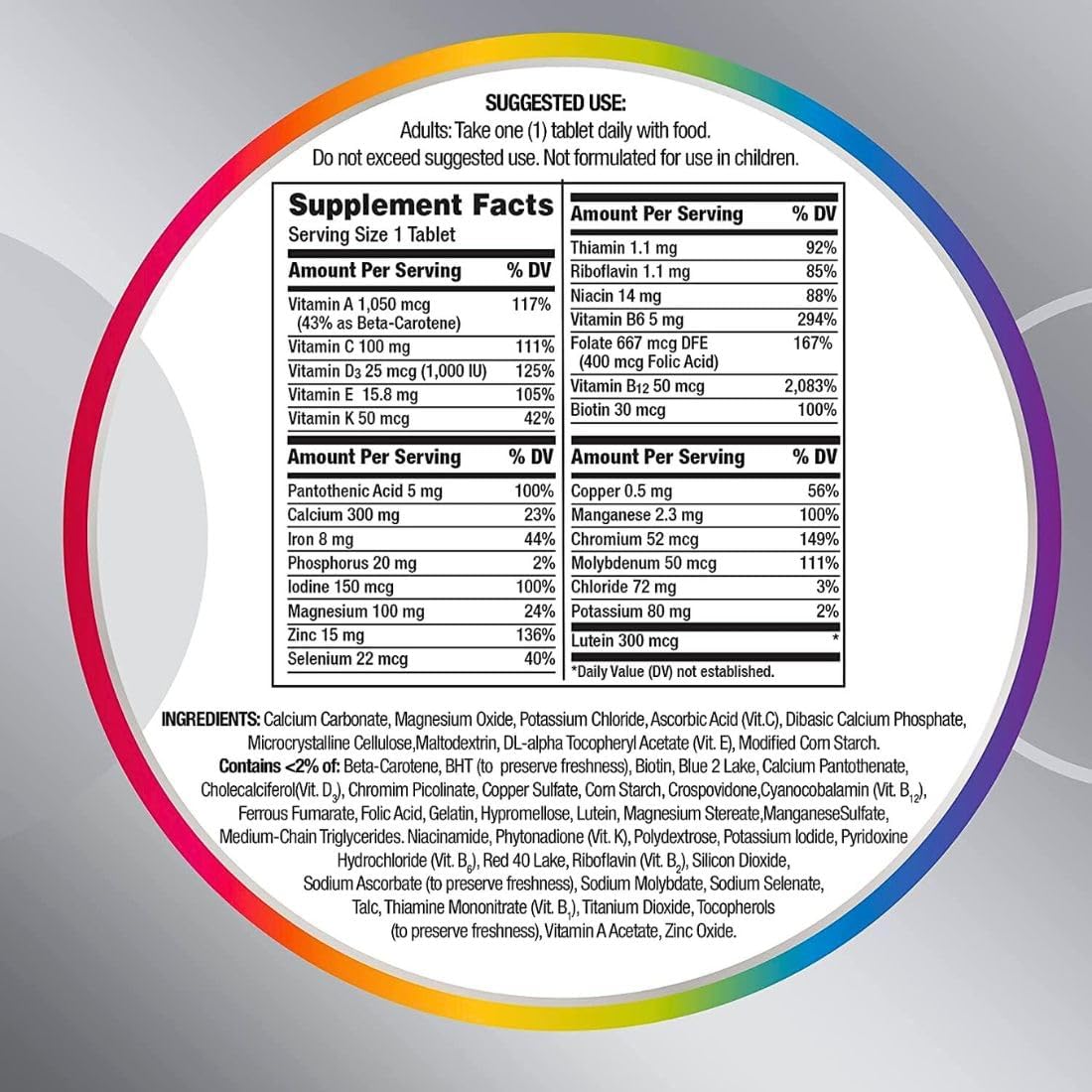Centrum Silver Women 50+ Multivitamin Multimineral 275 Tablets