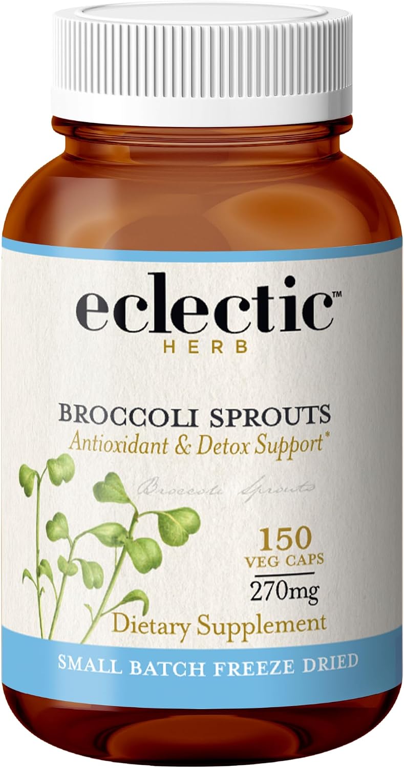 Eclectic Herb Organic Broccoli Sprouts Capsules - 150 Count, 270 mg