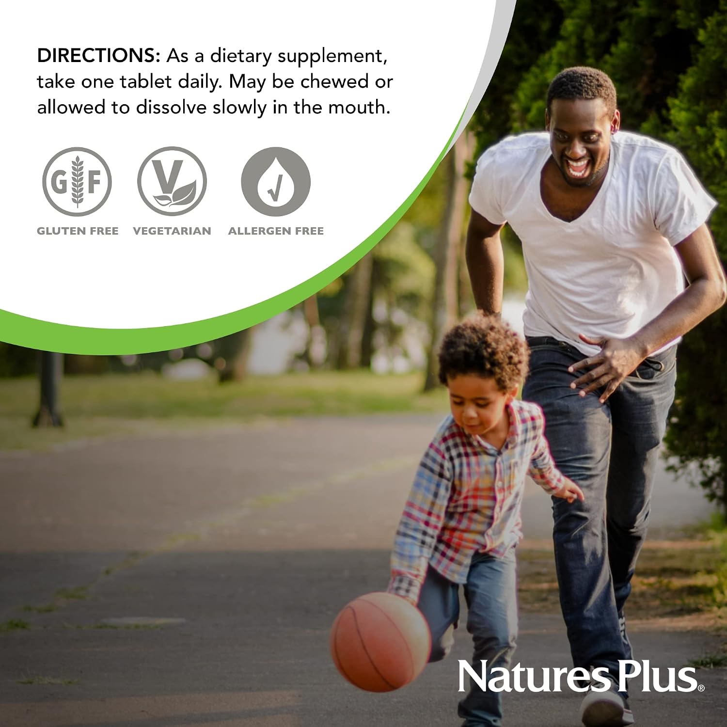 NaturesPlus Vitamin E 400 IU Chewable Tablets – Natural Carob Flavour – 90 Count