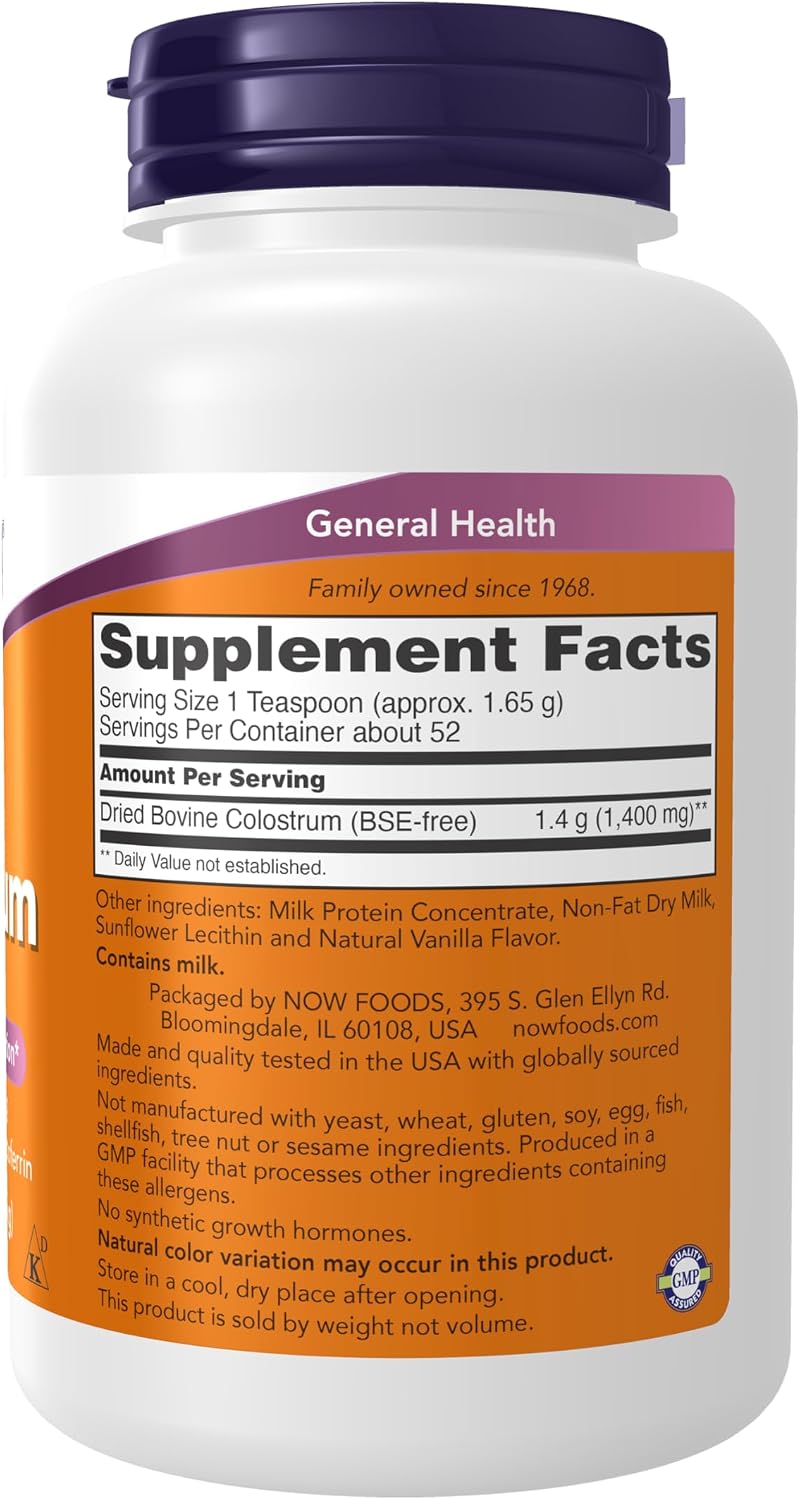 NOW Foods Colostrum Powder, 85 g