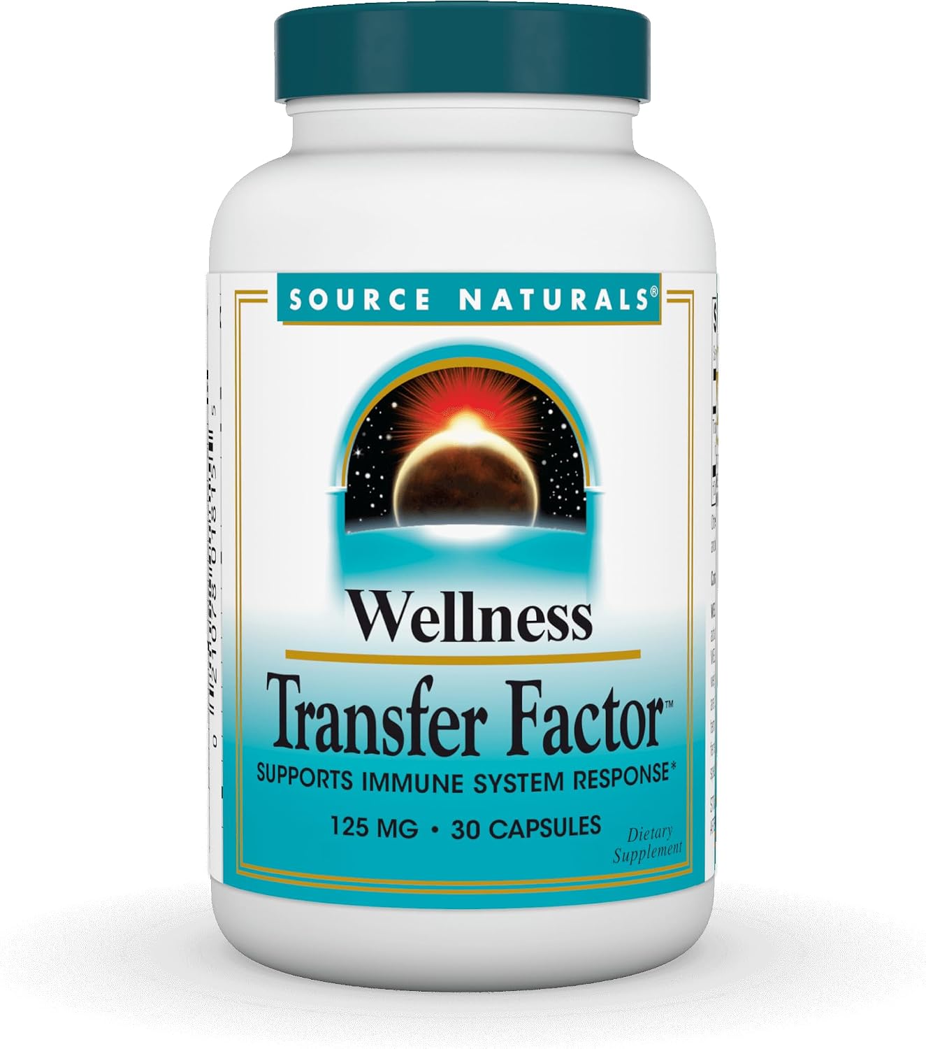 Source Naturals Wellness Transfer Factor, Helps Support Immune Response 125 mg - 30 Capsules
