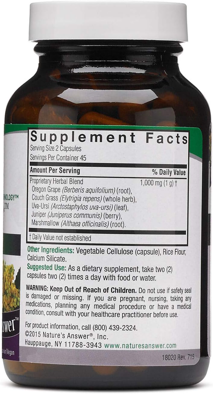 Nature's Answer Bladdex, 90 VegiCaps – Blended Vitamin and Mineral Supplement