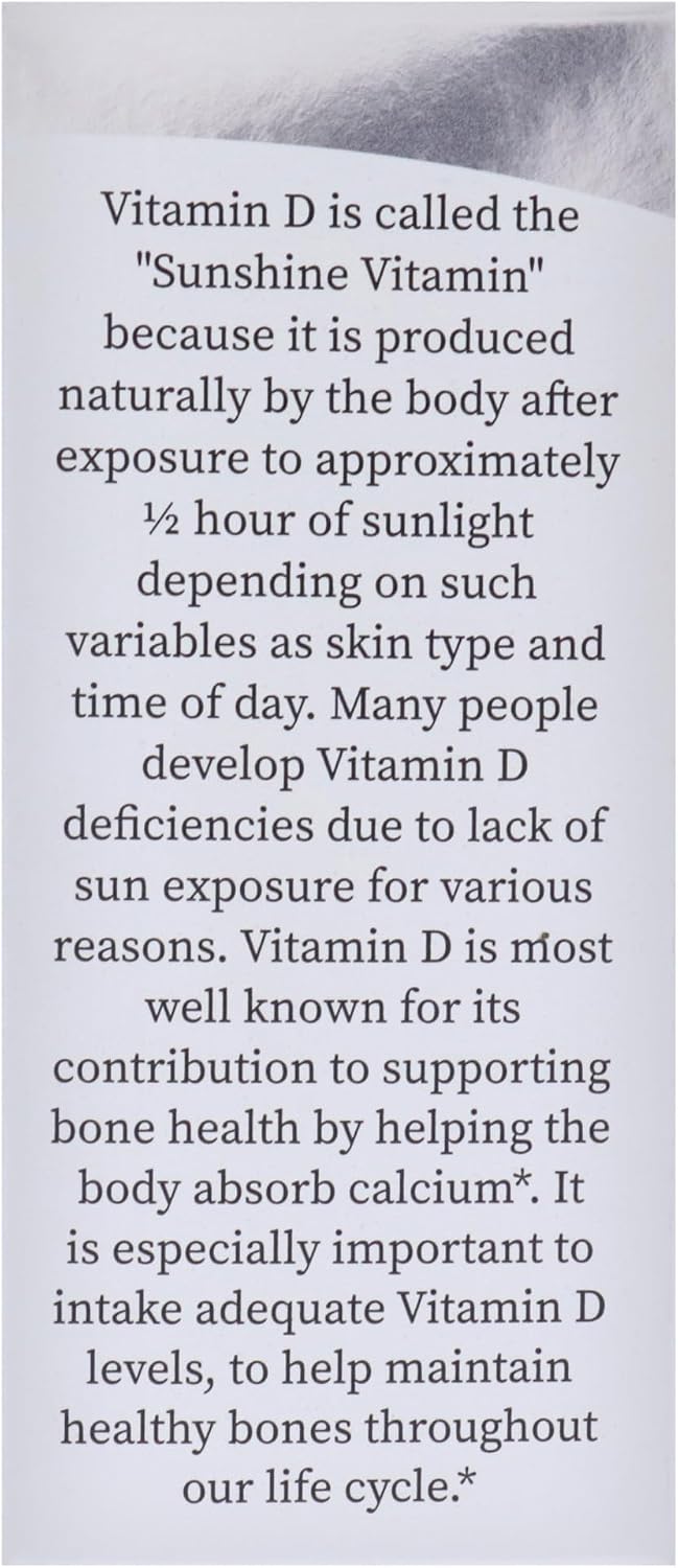 Nature's Answer Platinum Vitamin D3 4000 IU Liquid Drops, 15 mL