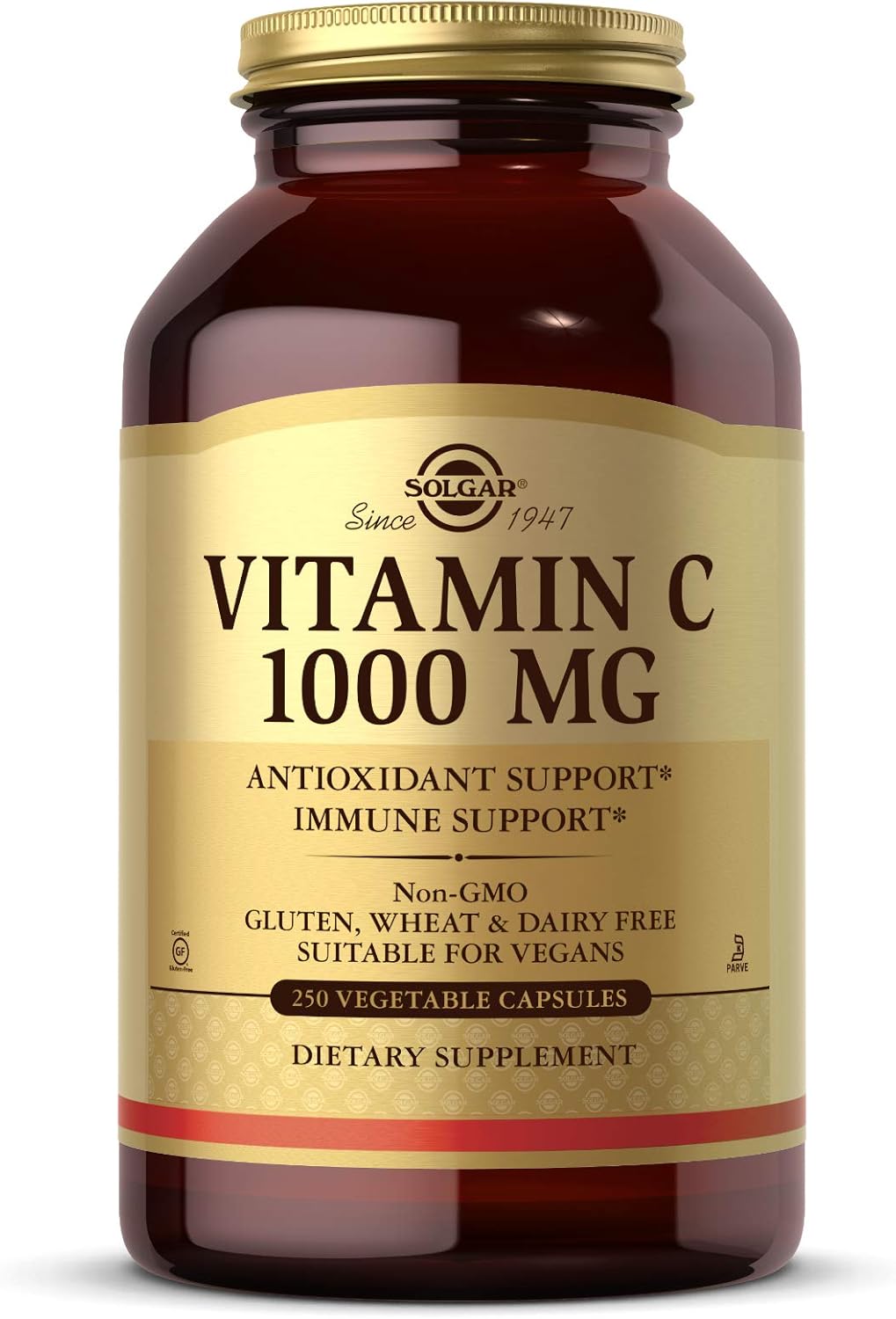 Solgar Vitamin C 1000 mg with Bioflavonoids – 100 Vegetable Capsules