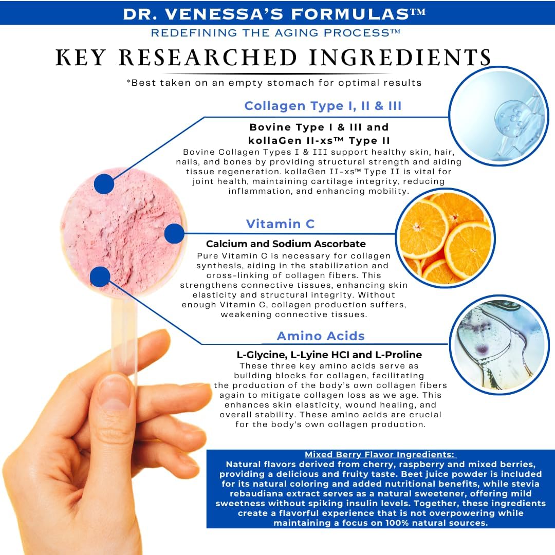 Dr. Venessa's Formulas™ Anti-ageing 3™ Collagen Type I, II & III