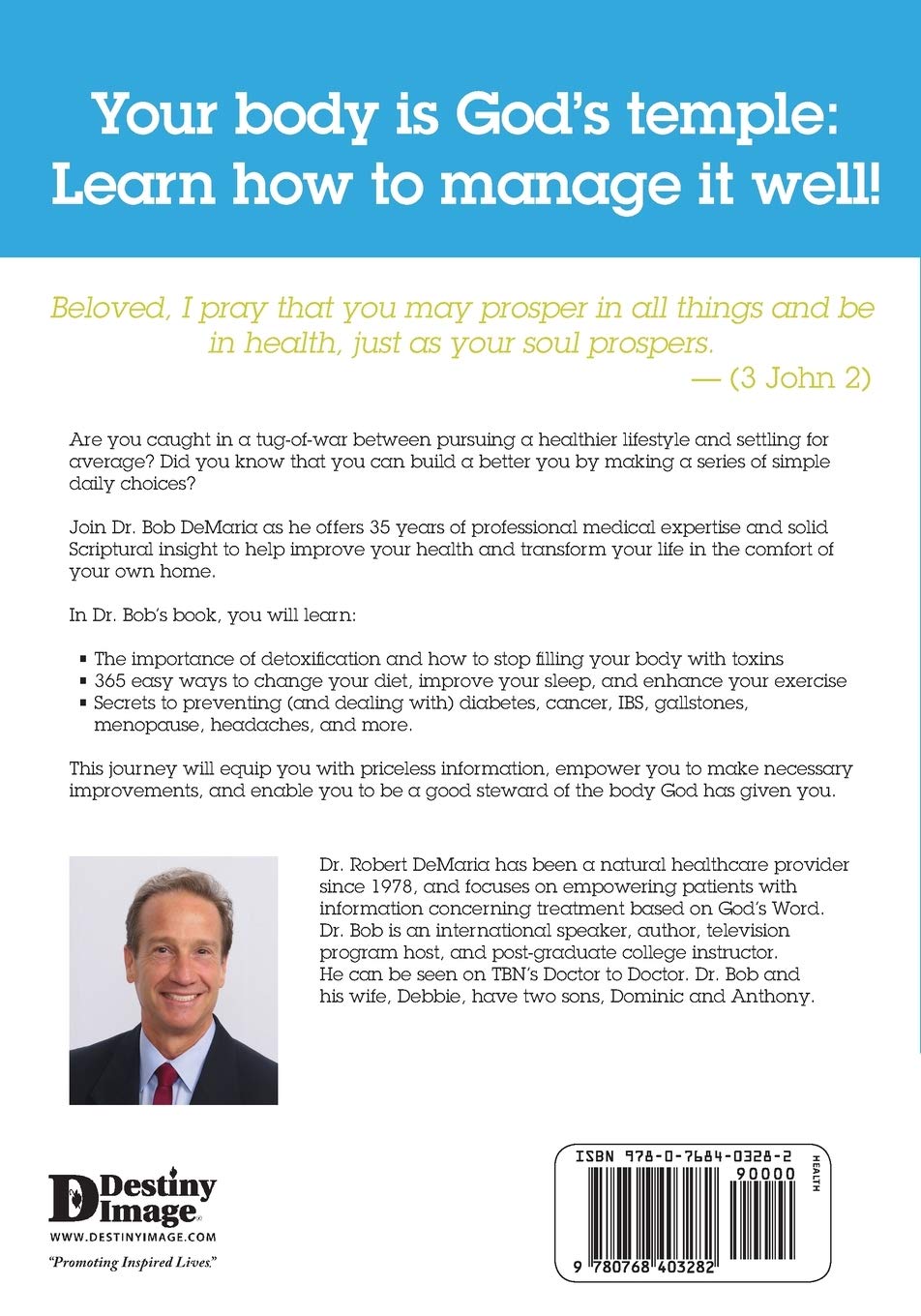 Dr. Bob's Guide to Optimal Health: A God-Inspired, Biblically Based 12-Month Devotional to Natural Health Restoration