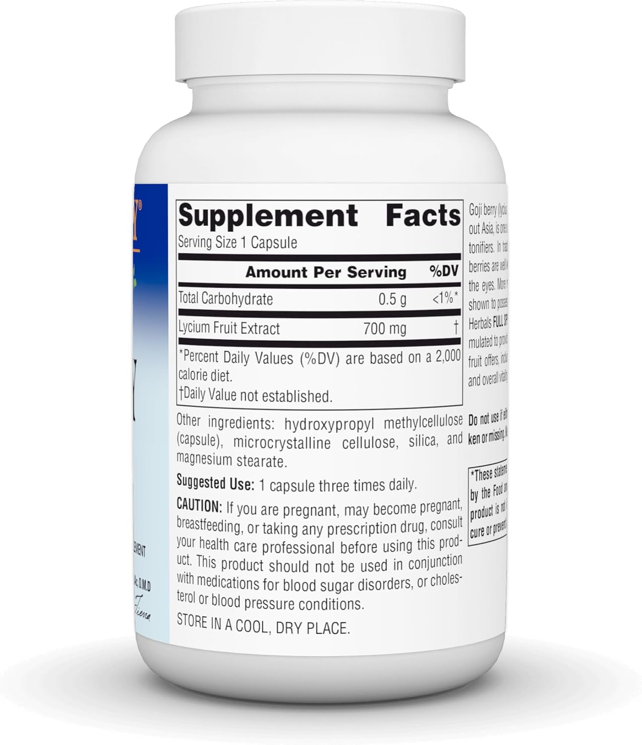 Planetary Herbals Goji Berry Full Spectrum 700 mg, Botanical Elixir for Overall Wellness, 90 Vegetarian Capsules