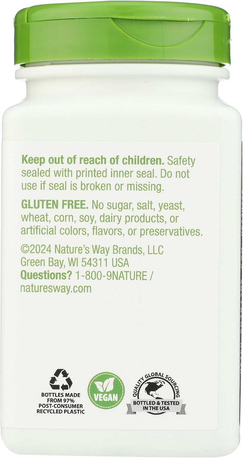 Nature's Way Skullcap Herb - 850 mg per Serving - Traditional Sleep Support - Vegan, Gluten-Free - 100 Capsules