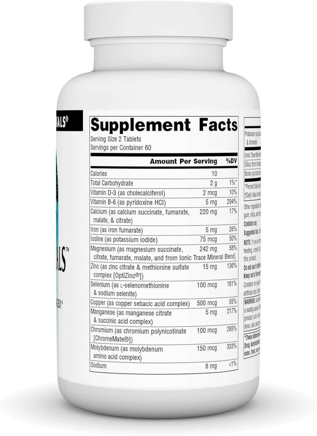 Source Naturals Life Minerals, Krebs Cycle Multi-Mineral Complex - 120 Tablets