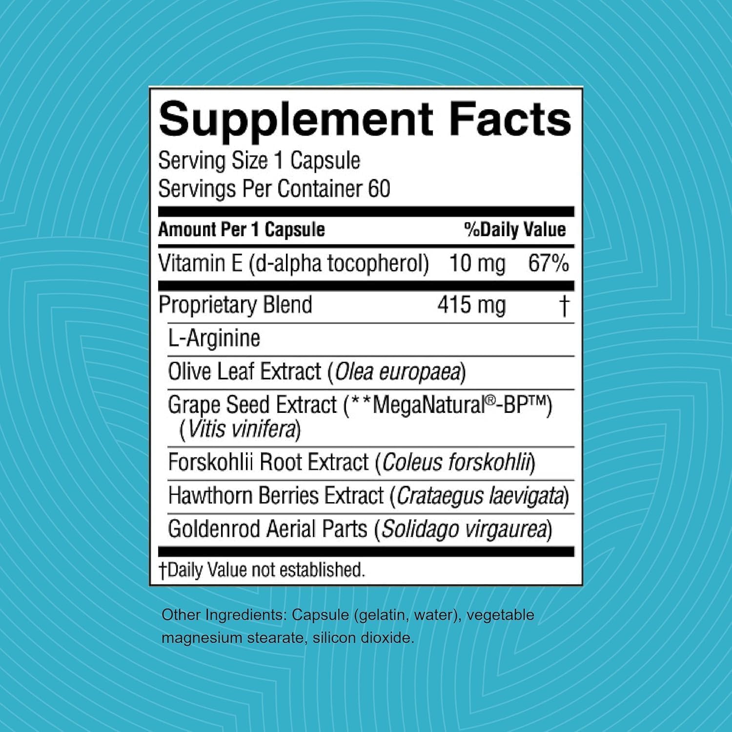 Nature's Sunshine Blood Pressurex - 60 Capsules