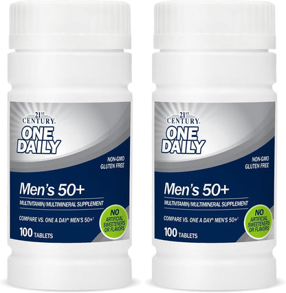 21st Century One Daily Men's 50+ Tablets, 100 Tablets