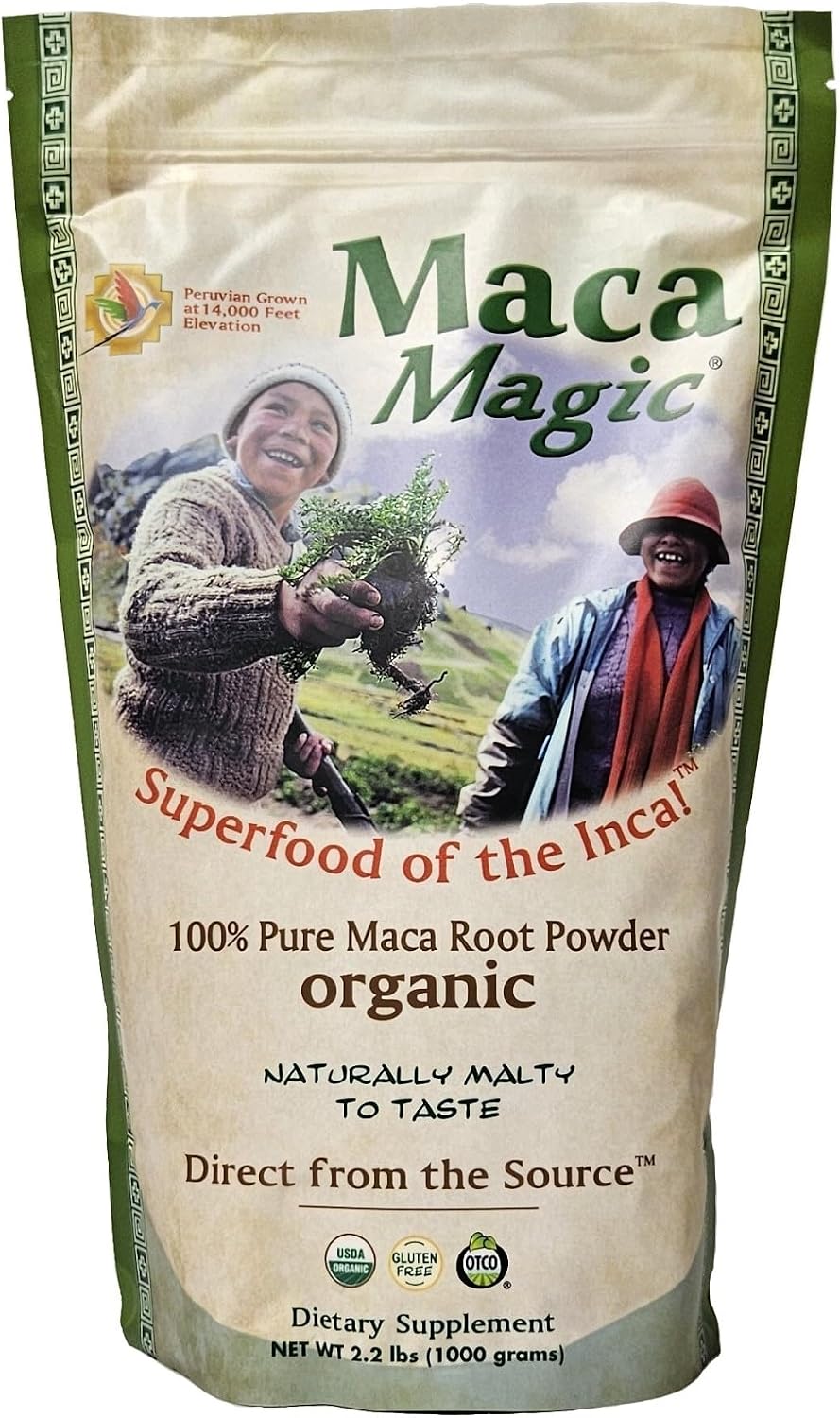Maca Magic: 100% Organic Raw Maca Powder (1 kg) - Peruvian Premium Grade Superfood