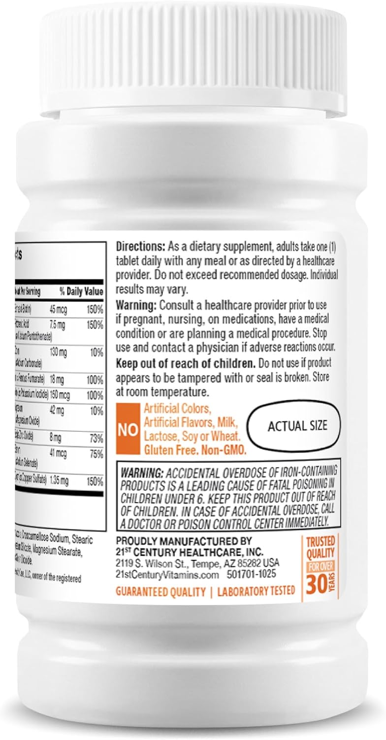 21st Century One Daily Women's Tablets, 100 Count - görsel 10