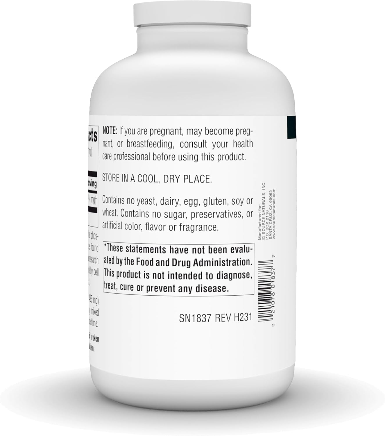 Source Naturals Pure Inositol Powder - Dietary Supplement, 454 g