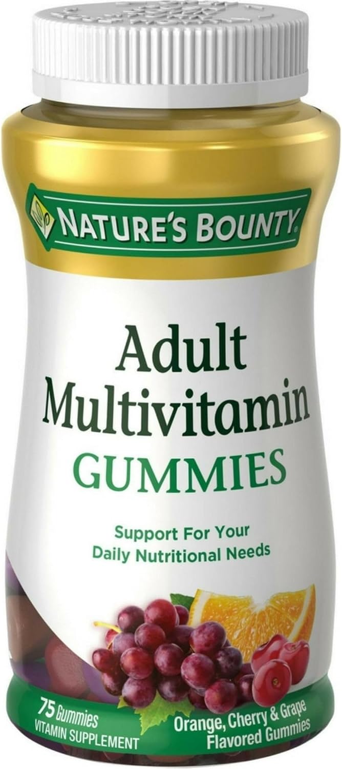 Nature's Bounty Adult Multivitamin Gummies, 75 Count