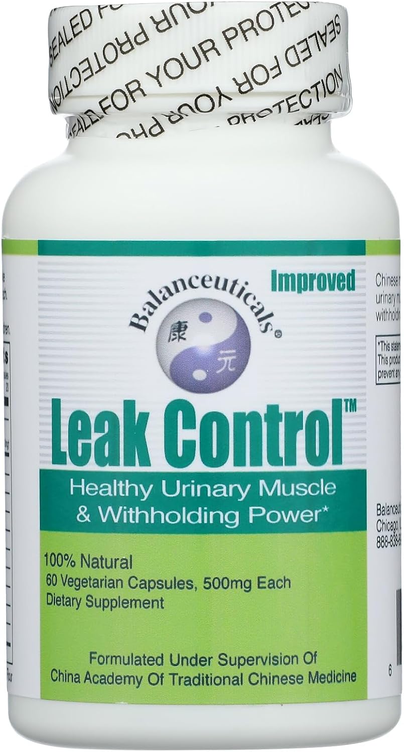 Leak Control Herbal Supplement - 500 mg Capsules, 60 Count