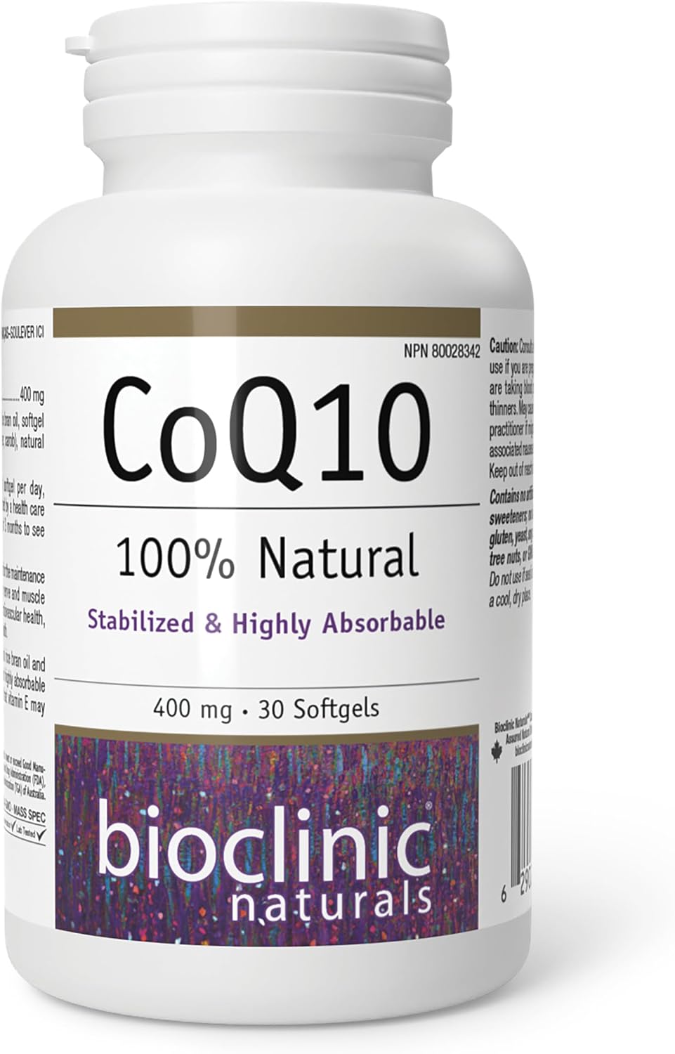 Bioclinic Naturals - CoQ10 400 mg - 30 Softgels - görsel 1