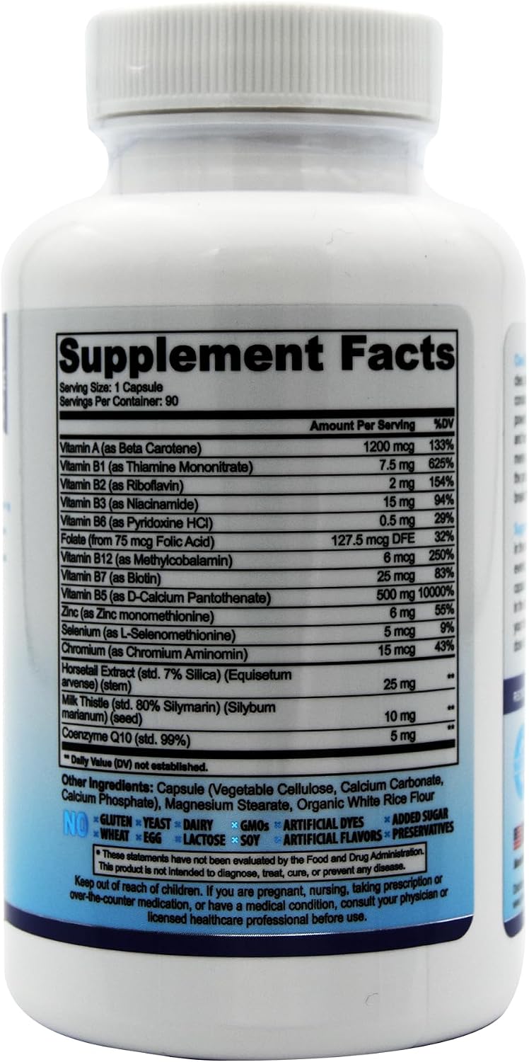 ClearZine Acne Pills - Clear Skin Supplement for Teens & Adults, 90 Capsules (2-Pack)