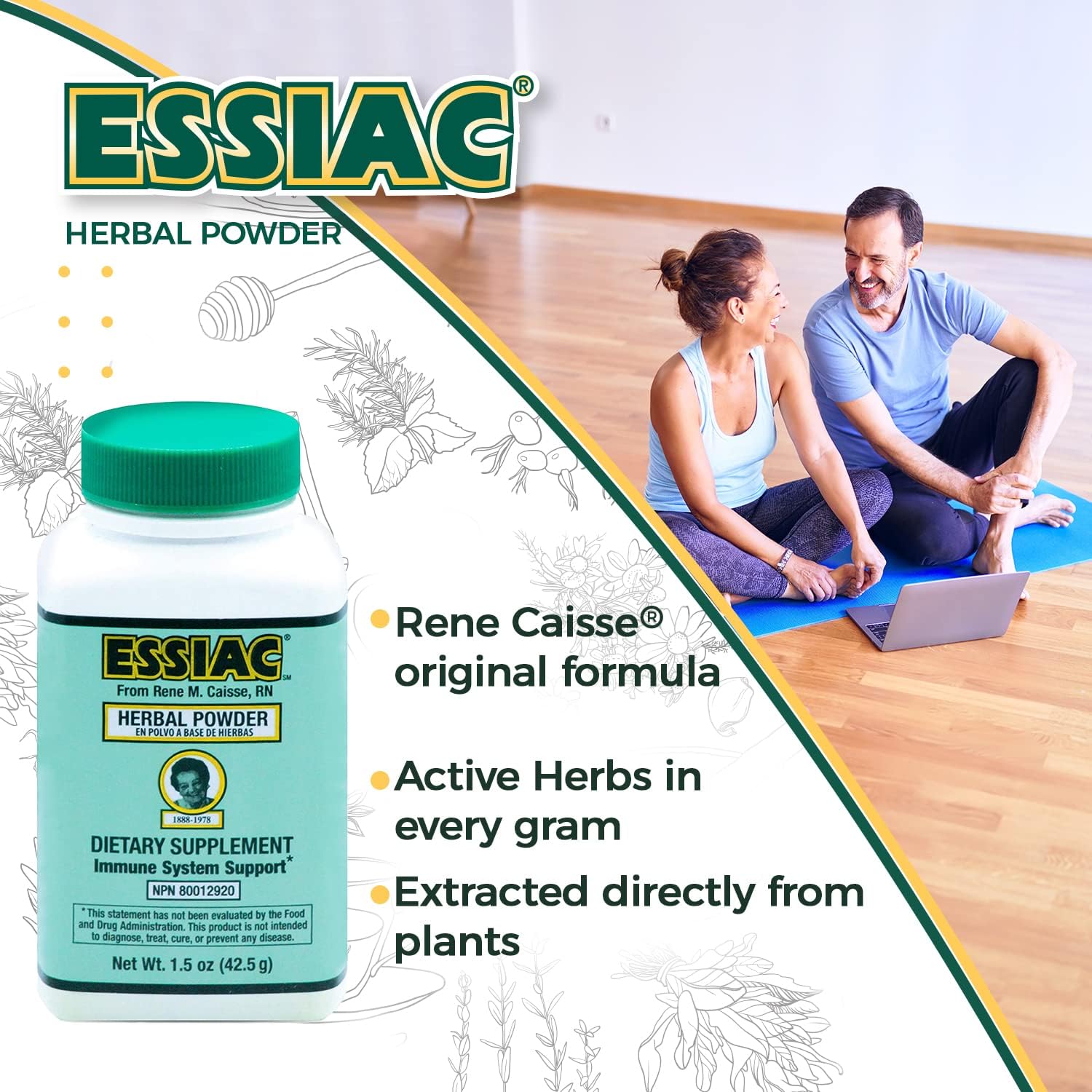 Essiac Original Herbal Tea Powder – 42 g Bottle