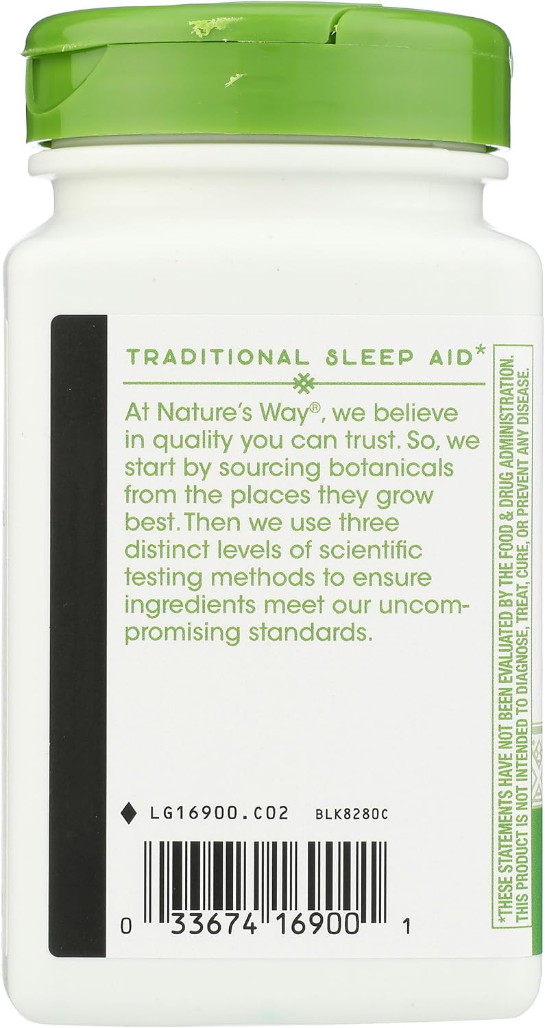 Nature's Way Skullcap Herb - 850 mg per Serving - Traditional Sleep Support - Vegan, Gluten-Free - 100 Capsules