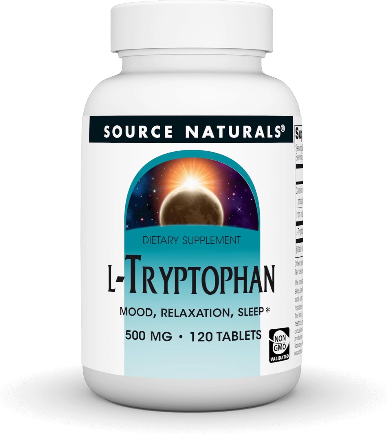 Source Naturals L-Tryptophan 500 mg - 60 Tablets