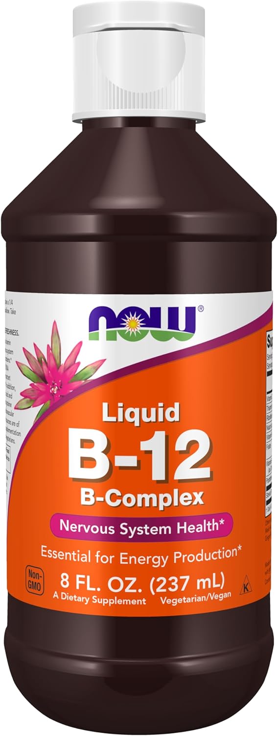 NOW Foods Vitamin B-12 Complex Liquid, 237 mL